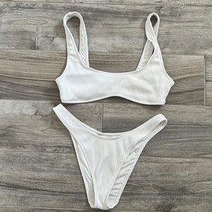 White forever 21 swimsuit